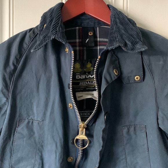 Barbour Other - Boys Barbour Bedale Wax Cotton Jacket Size M - Navy Blue